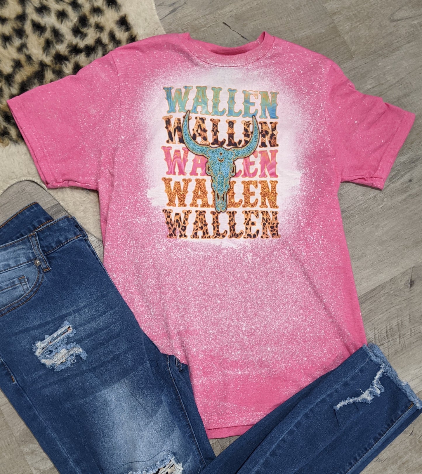 Wallen Bleach Splatter Tee