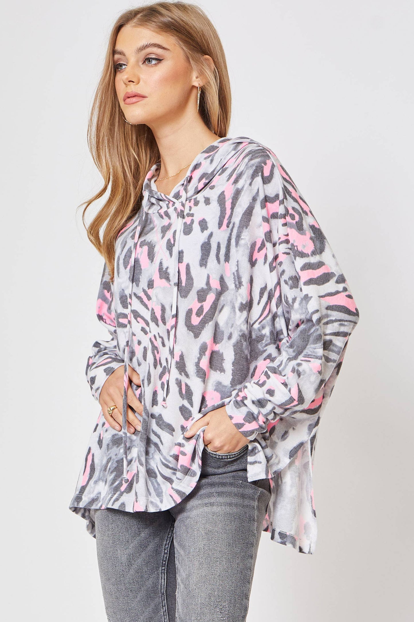 Leopard Print Hoodie