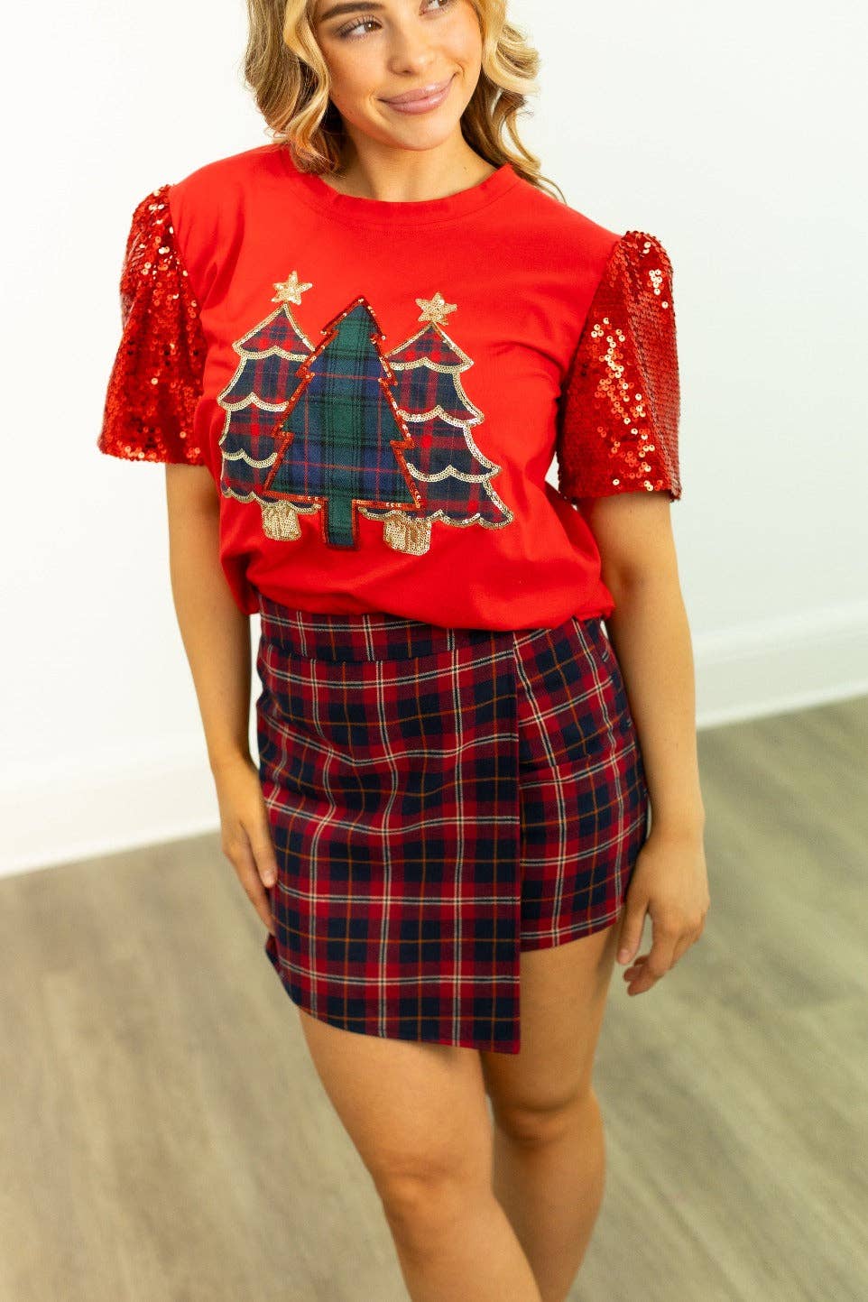 Festive Forest Christmas Top