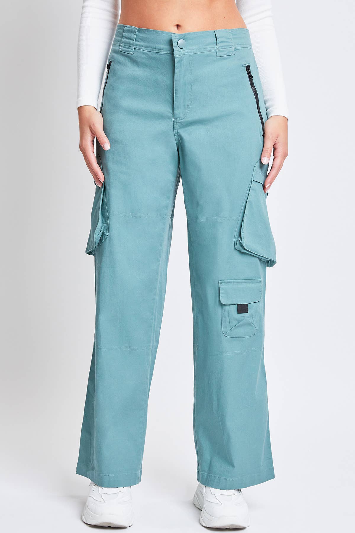 High-Rise Relaxed Cargo Pants