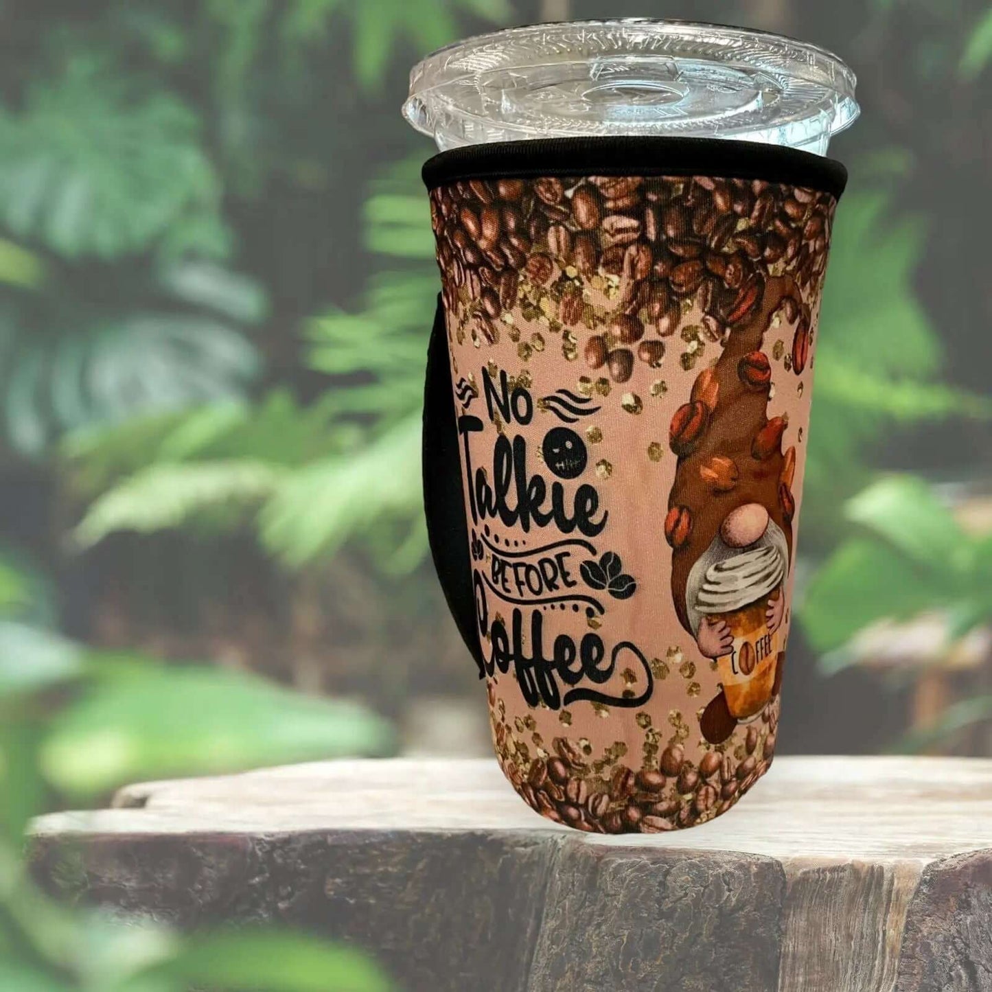 30 OZ Talkie Coffee Gnome Insulated Cup Cover Sleeve