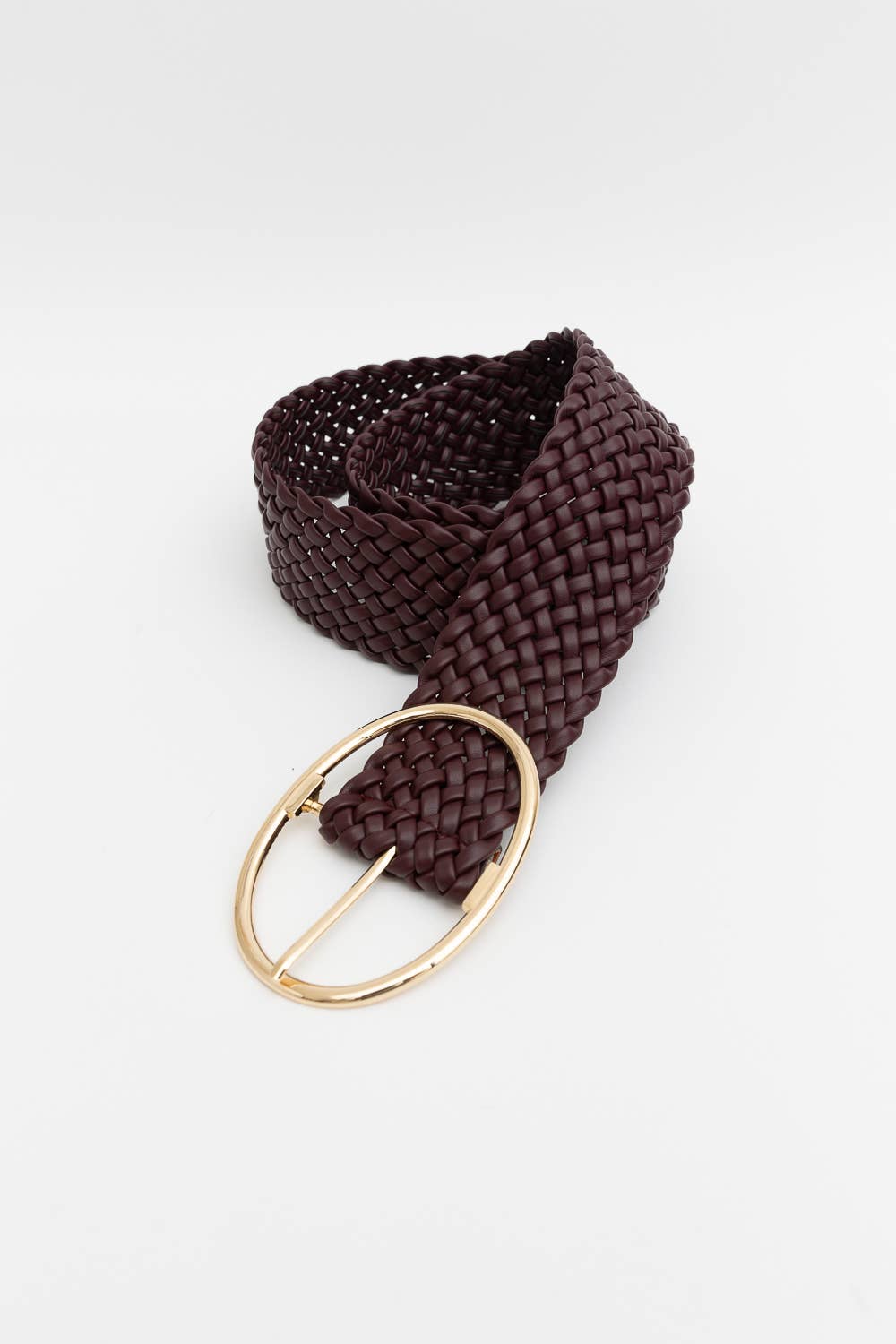 Wide Braided Belt for Dresses