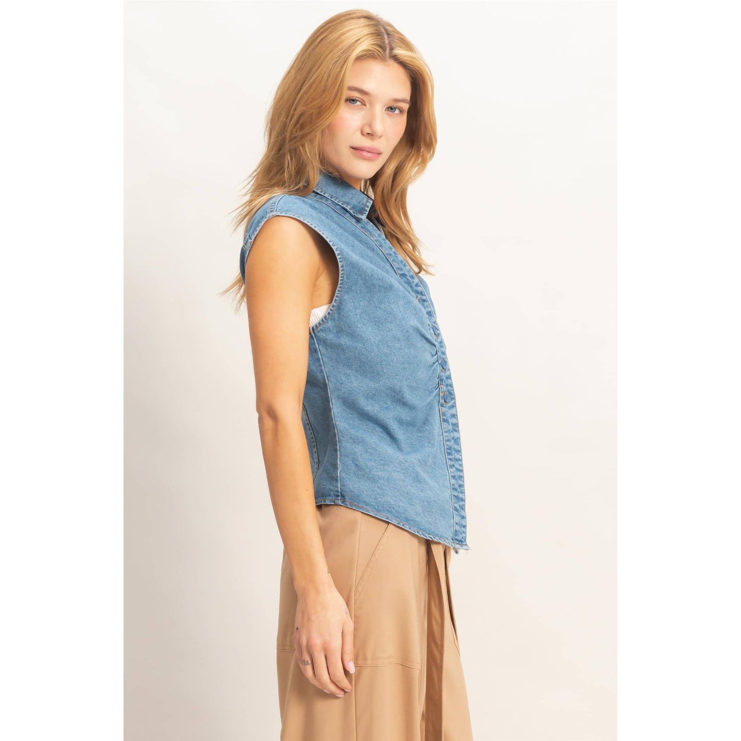 Shes Got it Denim Top