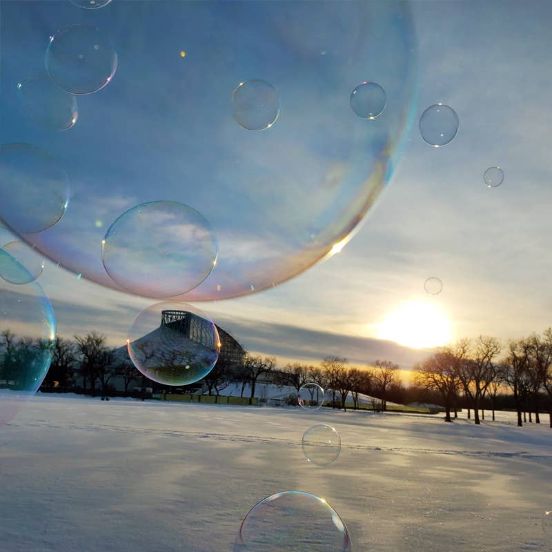 Crazy Ice Bubbles in Bubbles Blower & 3.5 oz solution