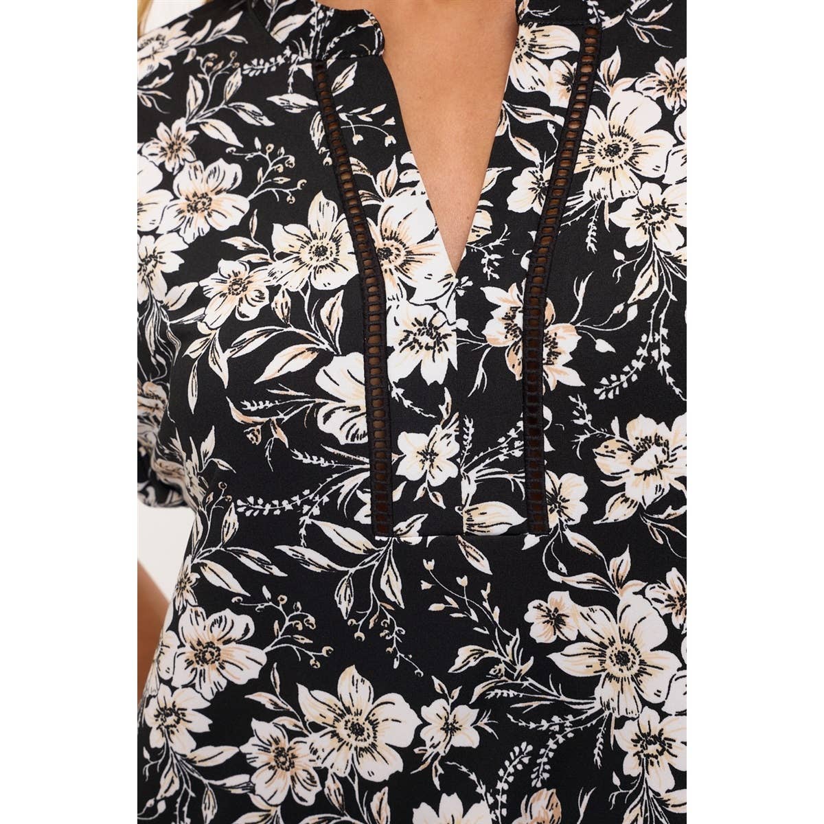 FLORAL PRINT DOLMAN