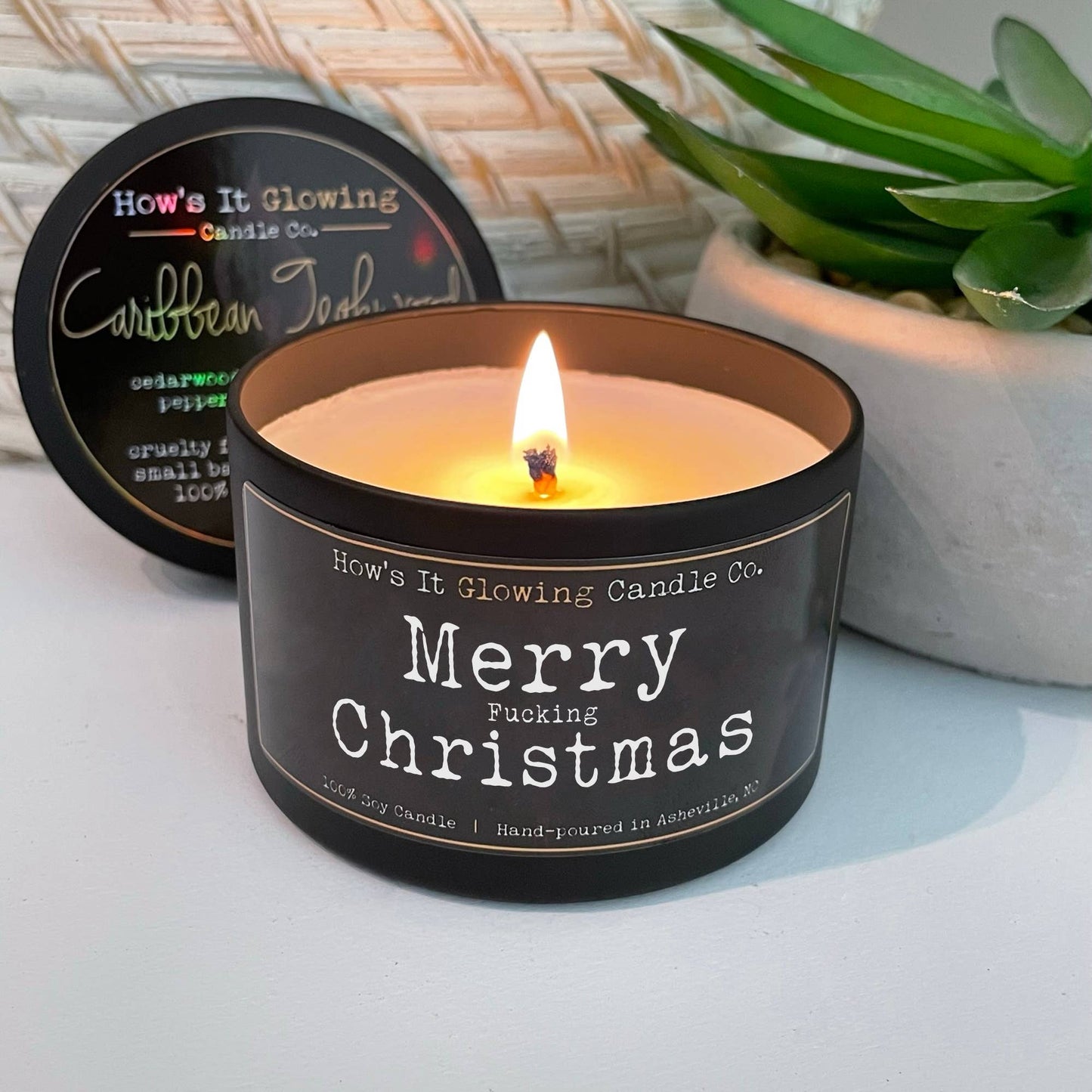 Merry Fucking Christmas | 100% Natural Soy Candle | NonToxic