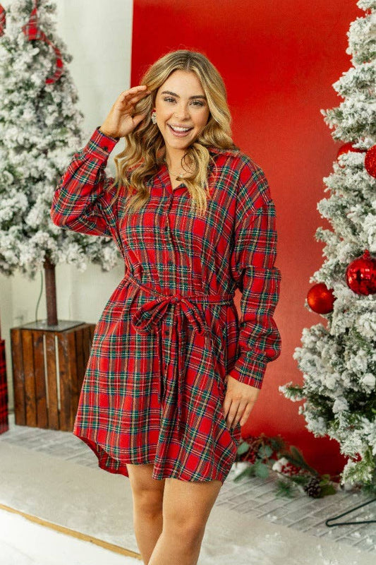 Flannel Christmas Dress