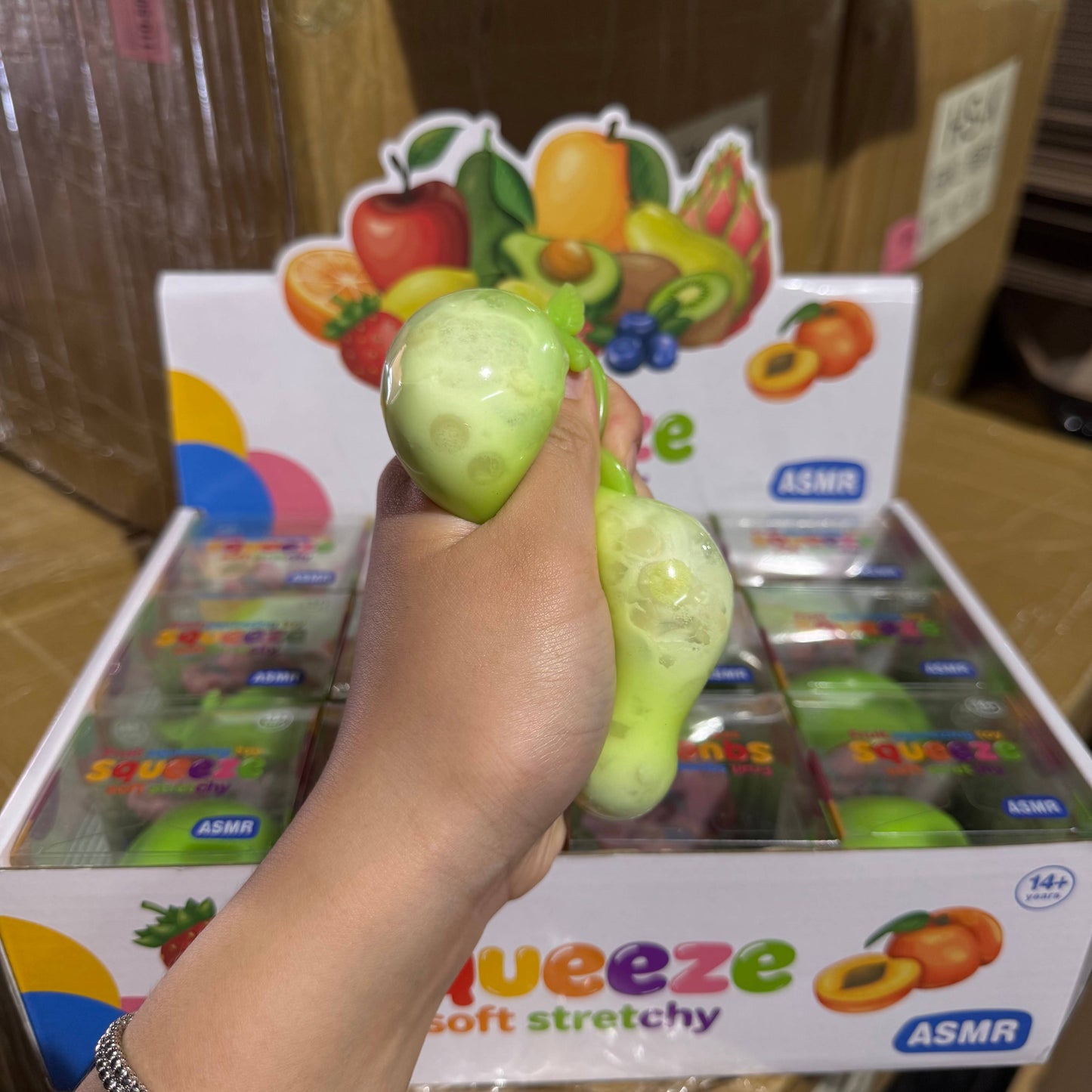 Crackling Crunchy Green Apple Squishy