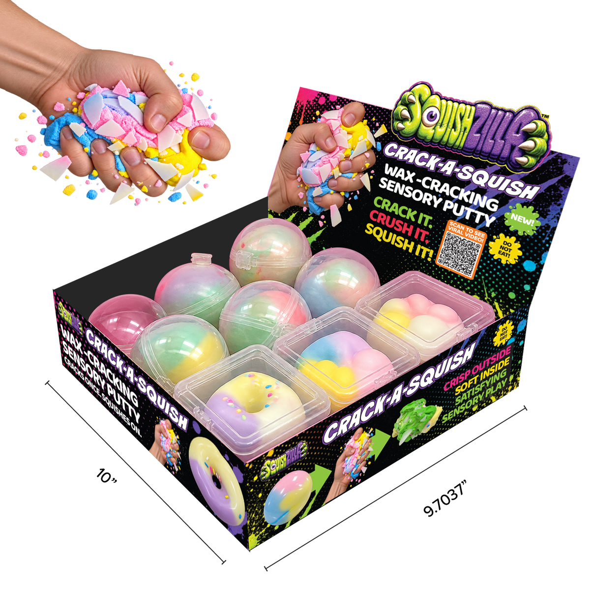 Fun Doh Wax-Cracking Sensory Colorful Putty SHIP OCT 20th