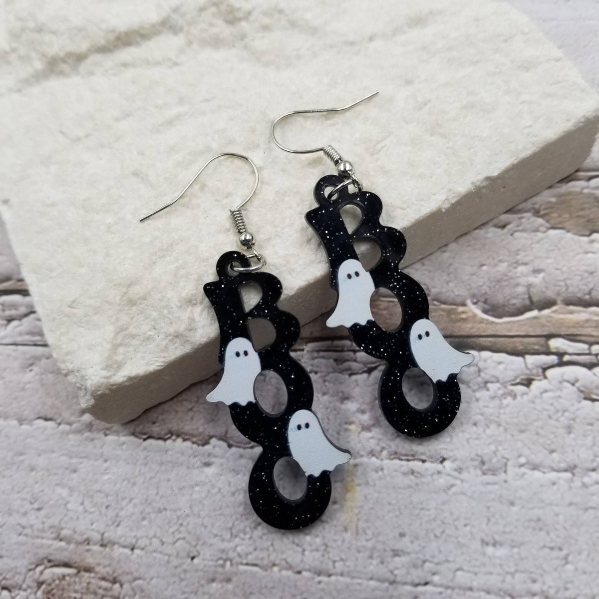 Halloween Ghost BOO Earrings