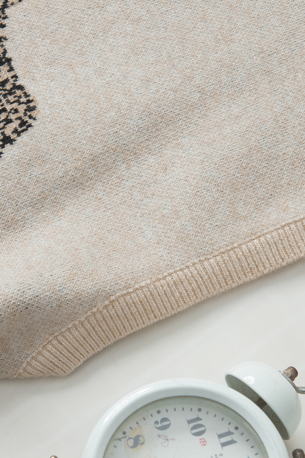 Patch Pocket Ribbed Knit Short Sleeve Sweater