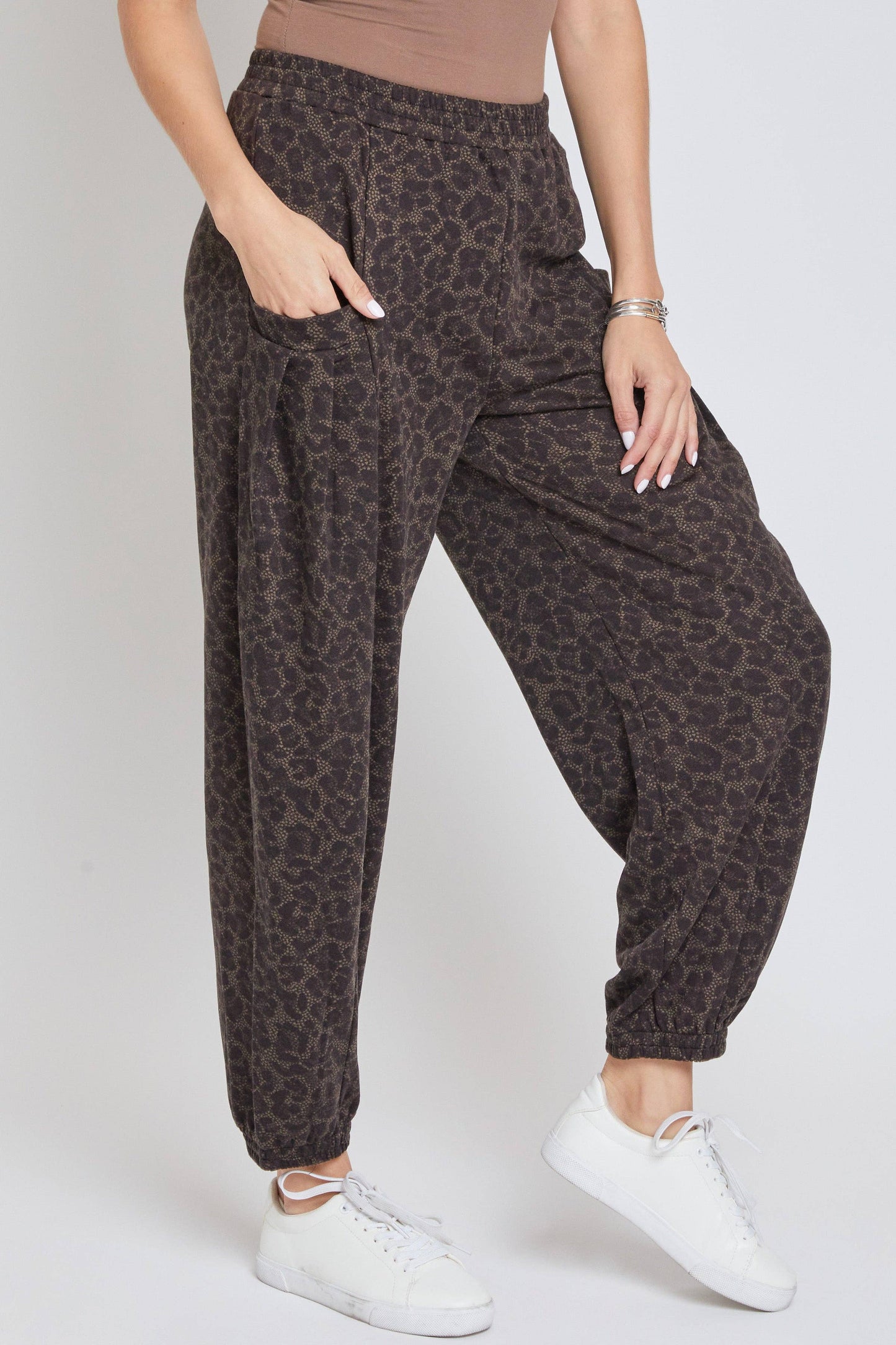Elastic Ballon Pant with Pockets