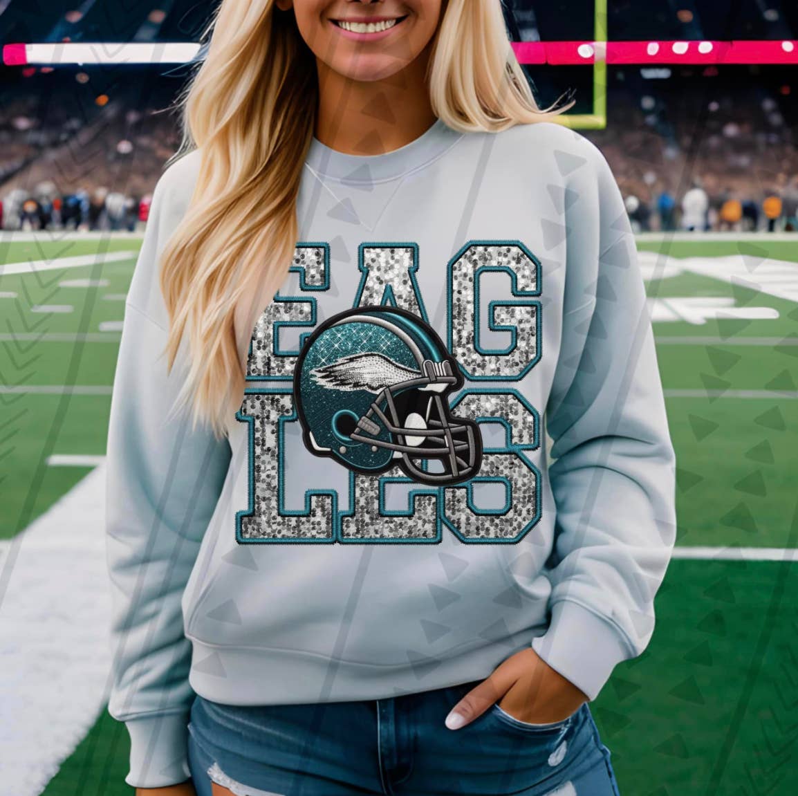 Eagles glitter Crew