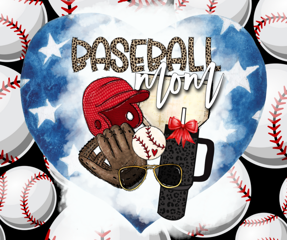 Baseball Mom-American Koozie