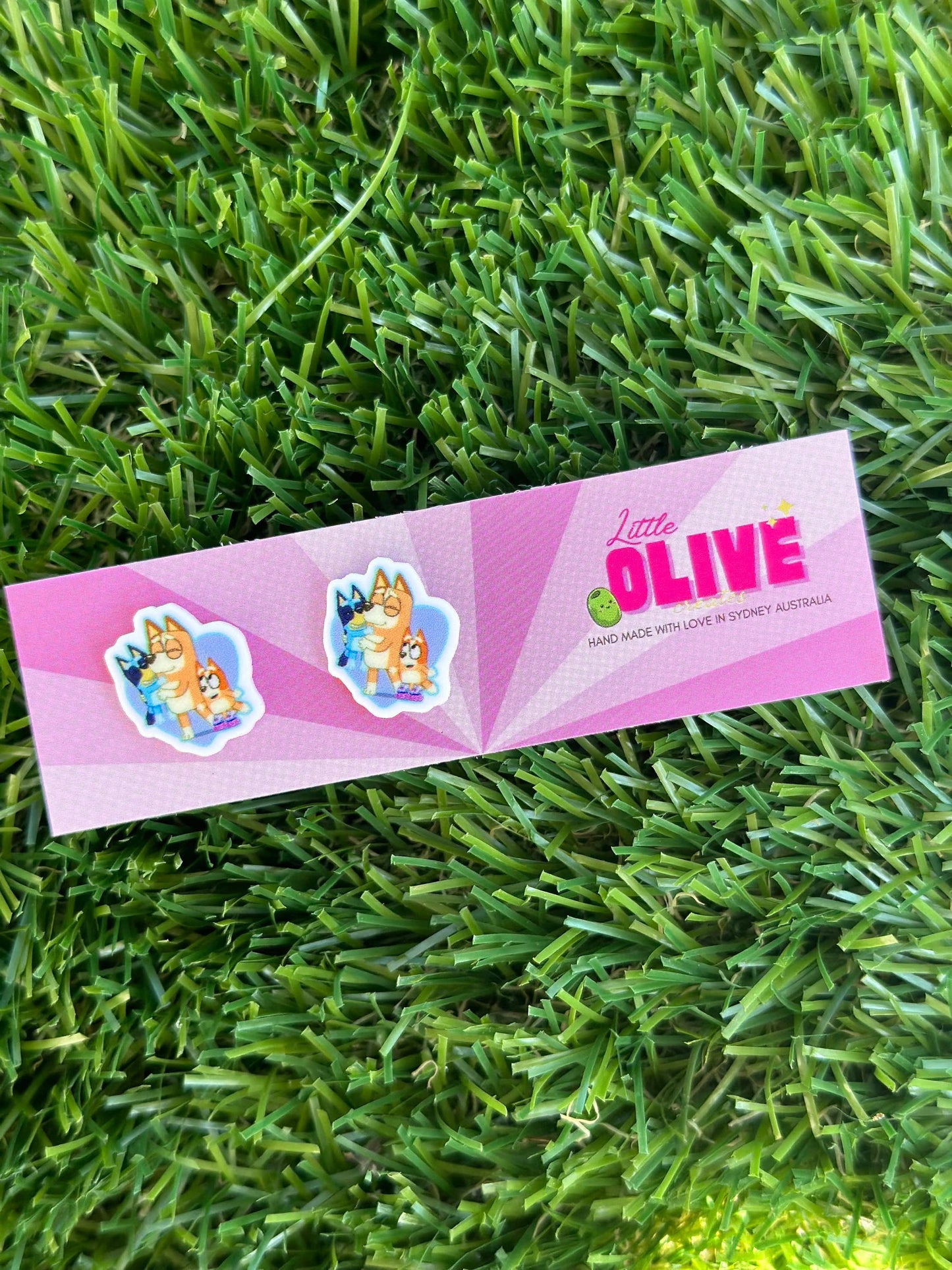 Bluey Family Fun Mother's Day Earrings