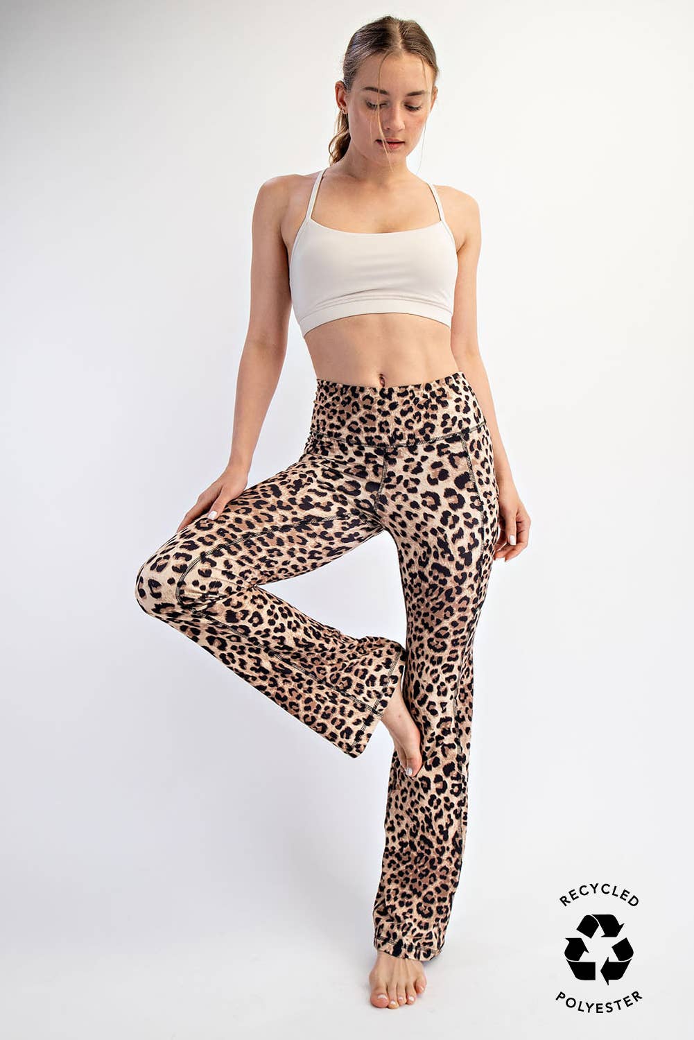 CHEETAH BUTTER SOFT FLARE LEGGINGS