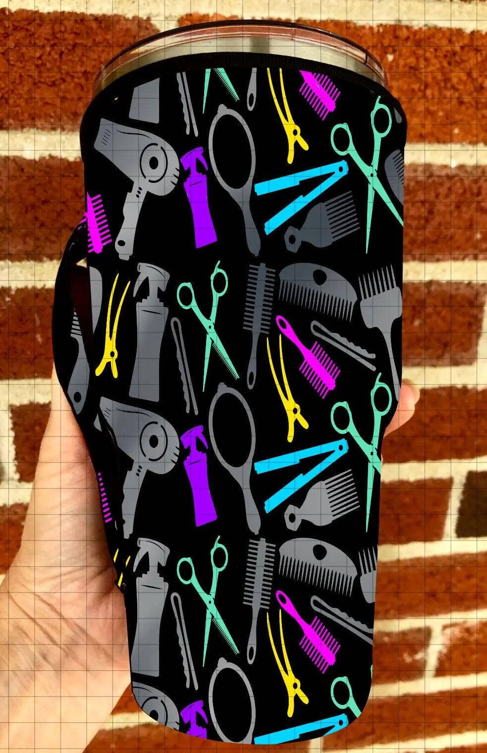 30 OZ Hair Stylist Insulated Cup Cover Sleeve
