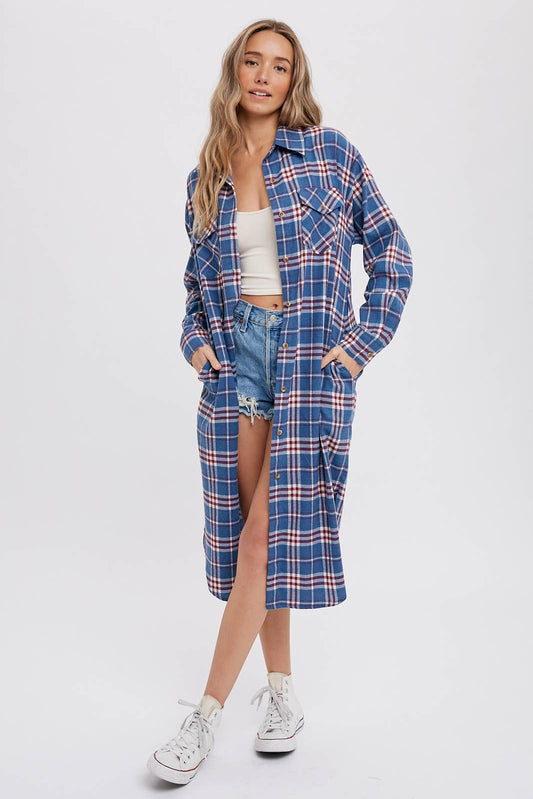 SALE FLANNEL FALL PLAID SHIRT