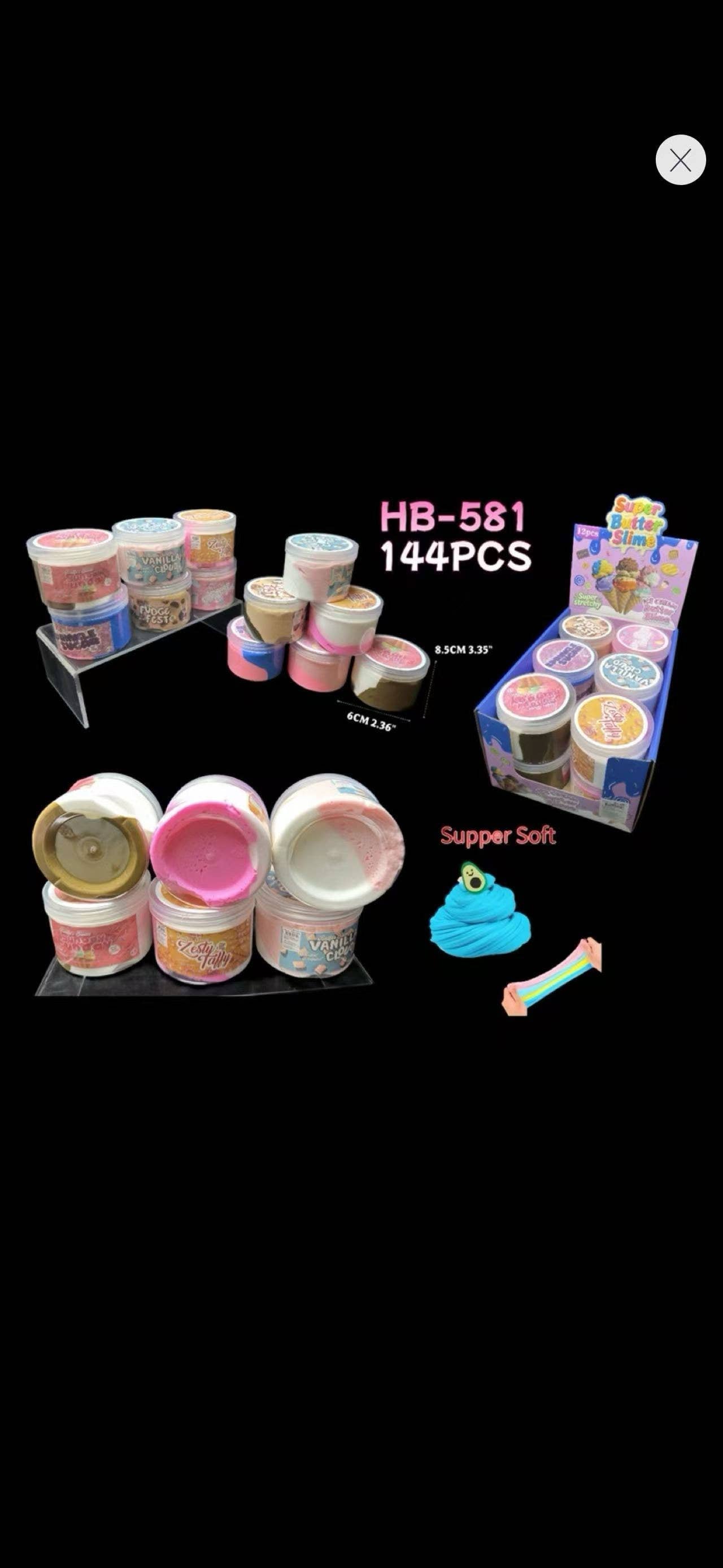 Ice Cream Scented Butter Squeeze Slime | A150