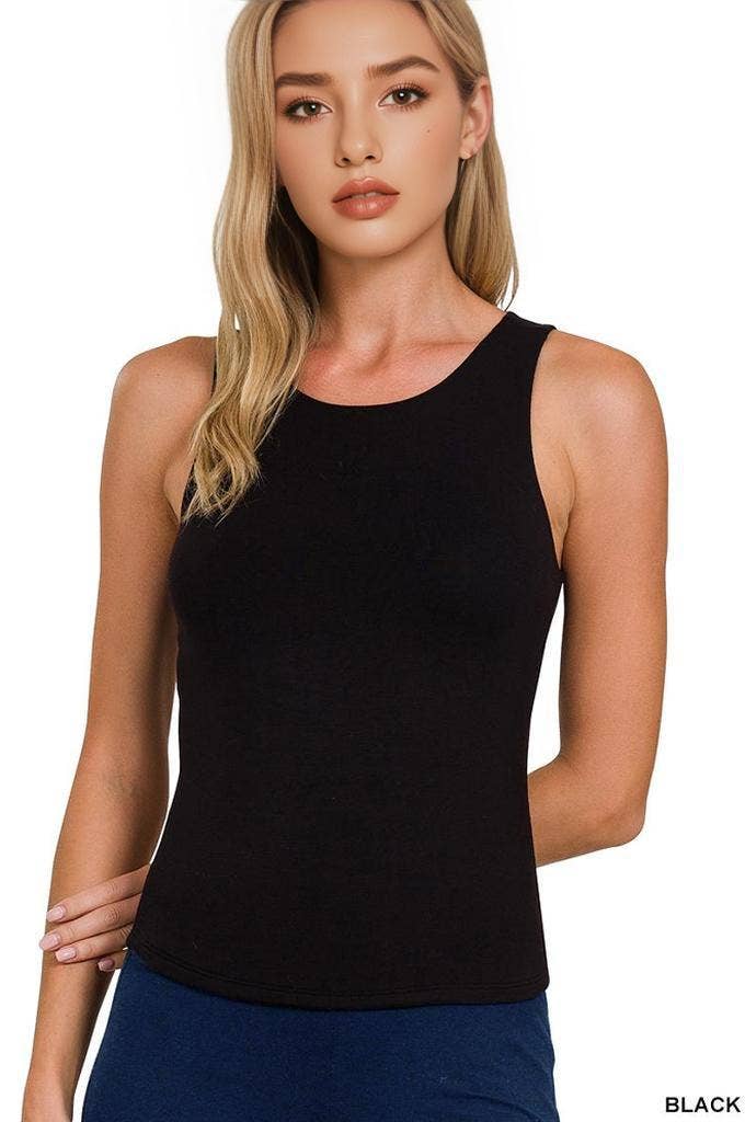', Premium Rayon Double Layered Tank Top
