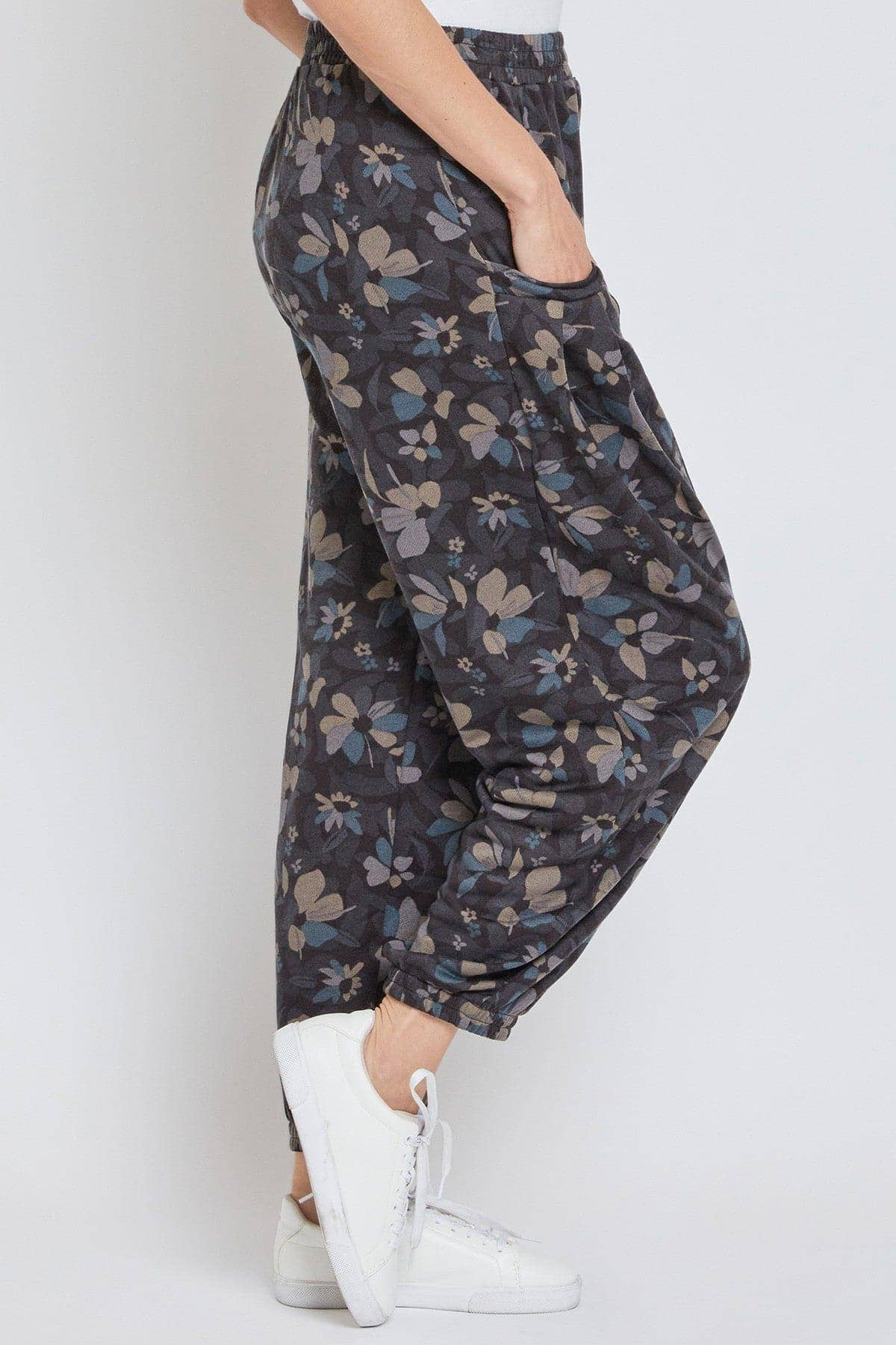 Elastic Ballon Pant with Pockets