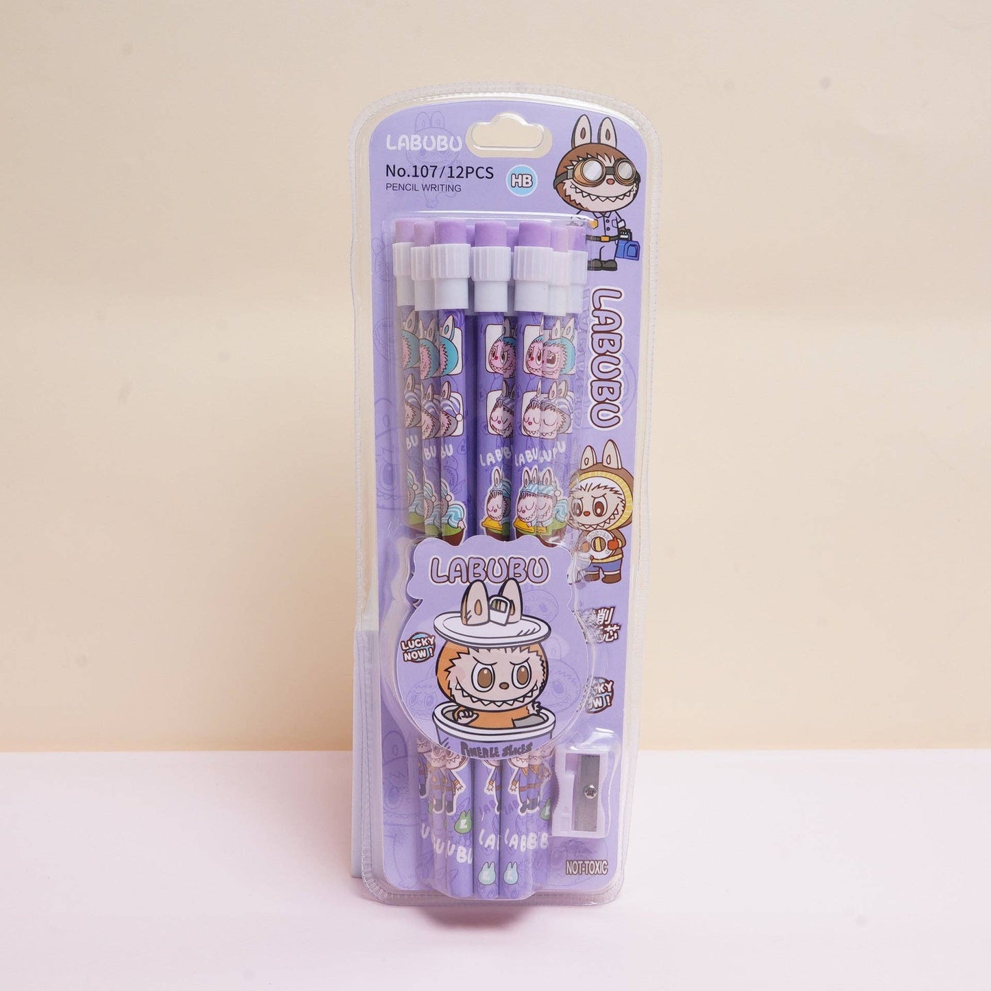 12-Pack Pencil Set with Sharpener