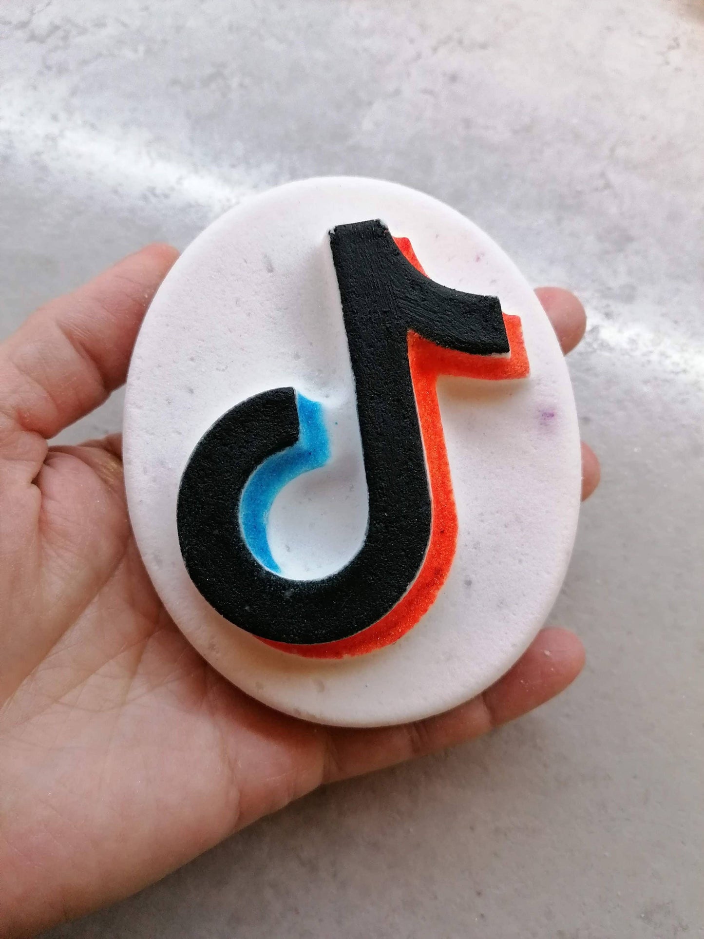Rainbow TikTok bath bomb birthday gift natural fun for ki