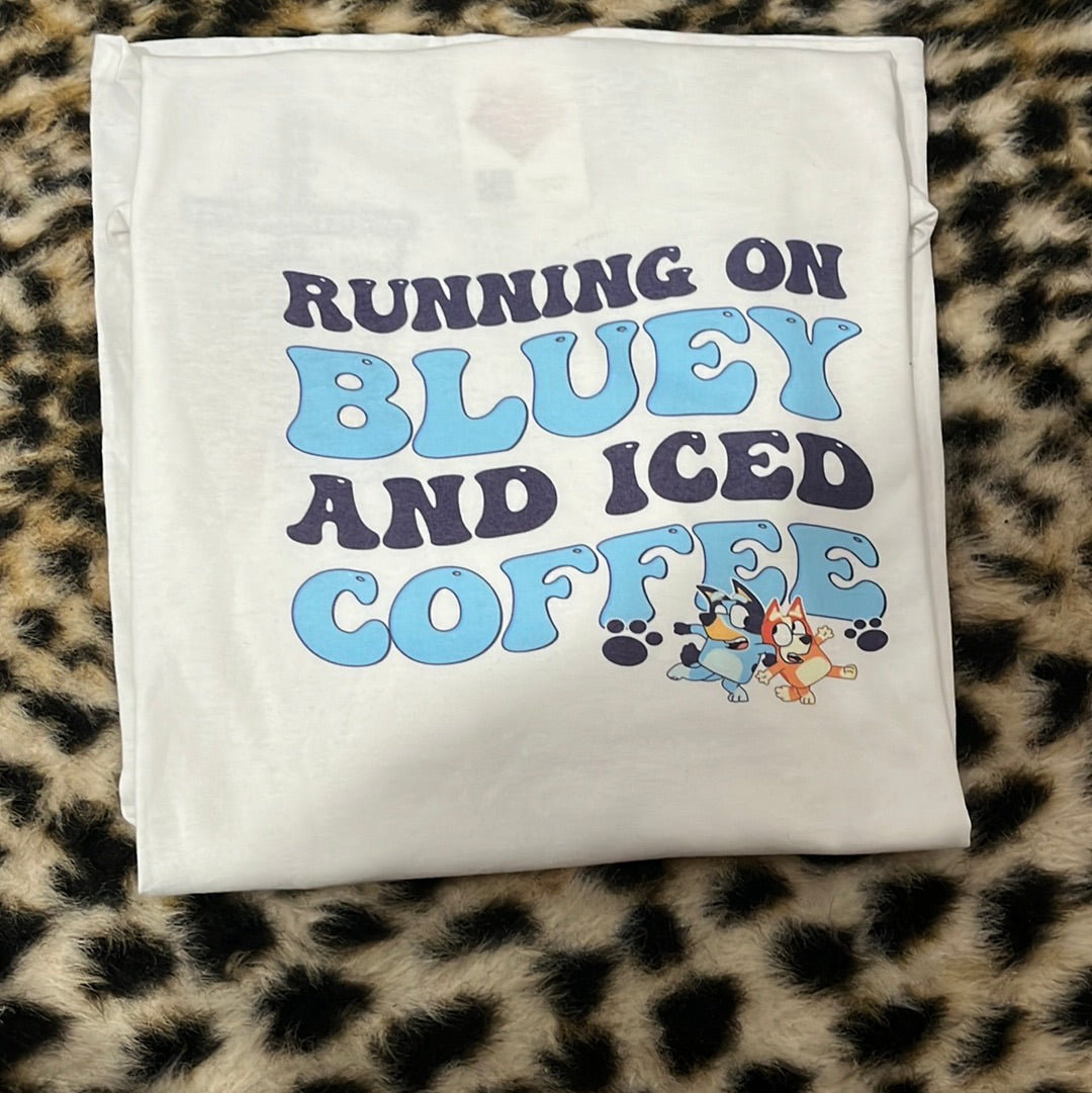 Running on Bluey & Coffee Tee