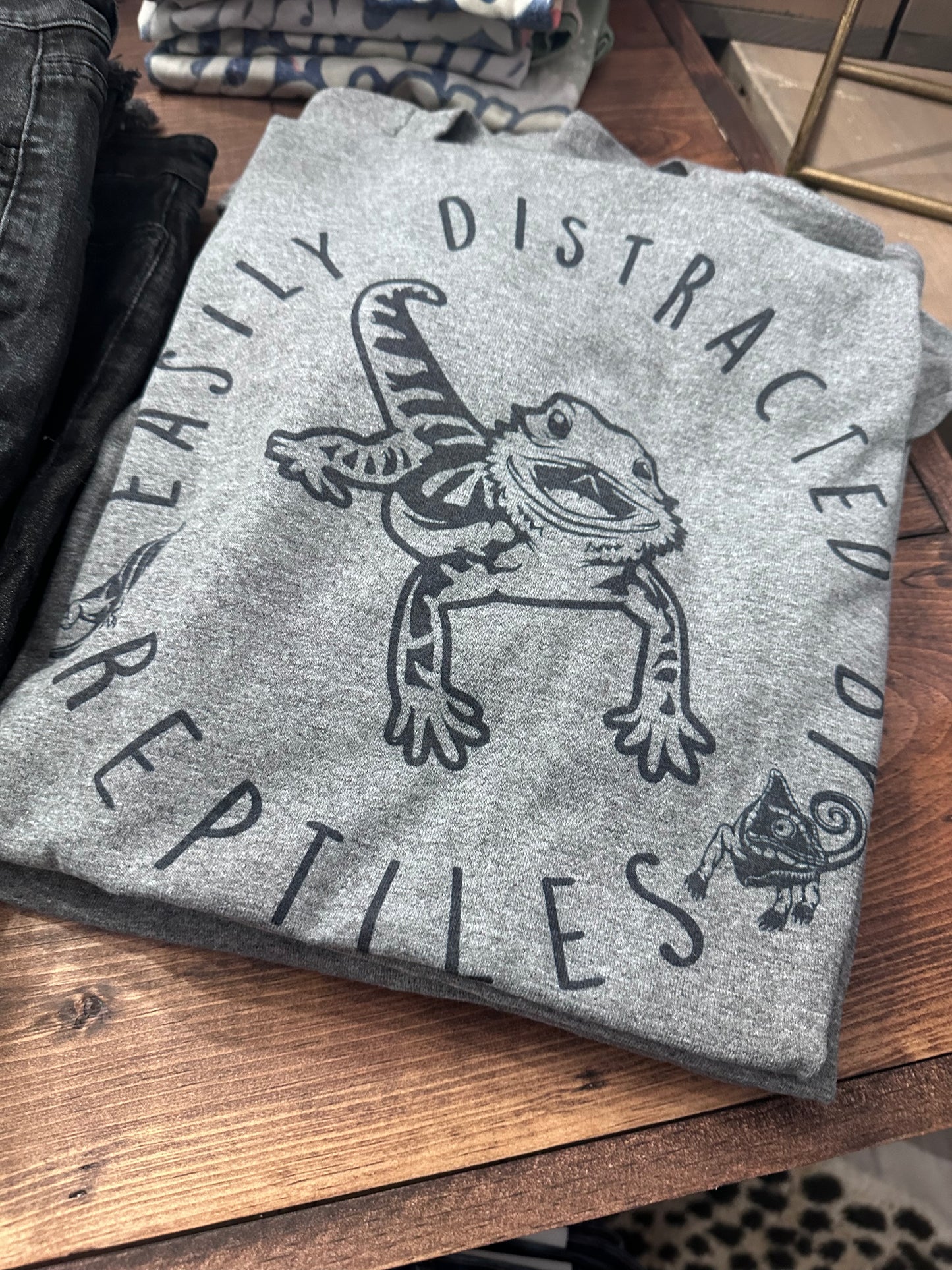 Distracted by Reptiles Tee