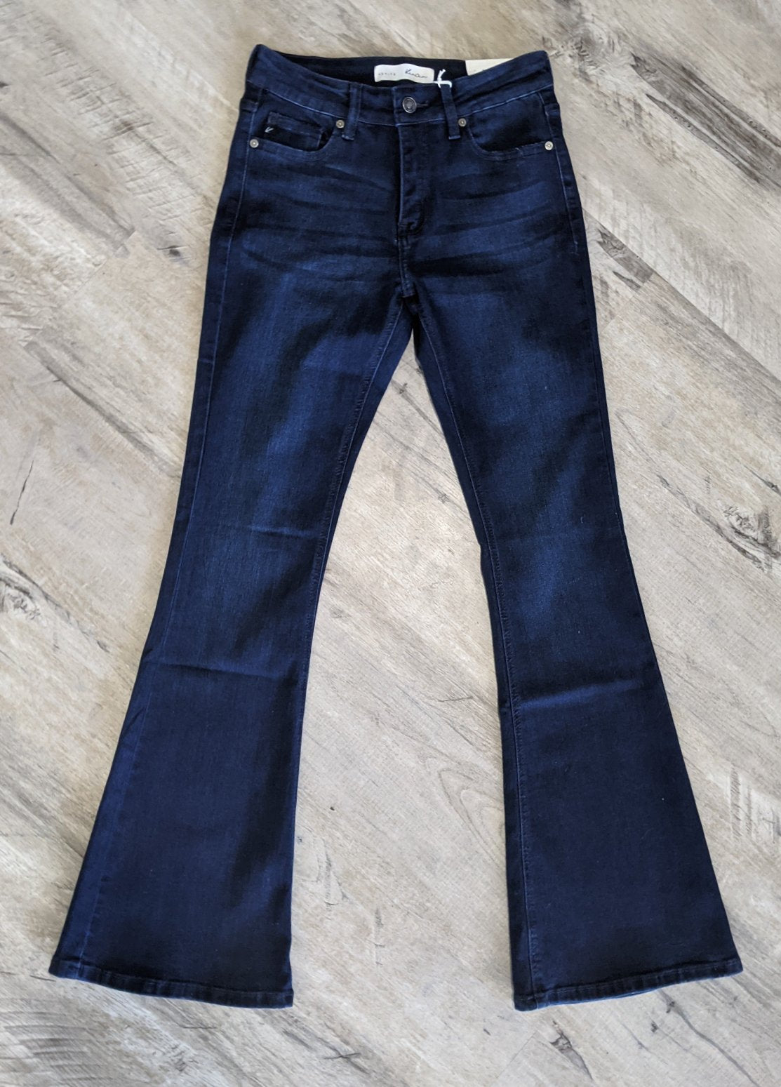 Kancan petite hot sale flare jeans