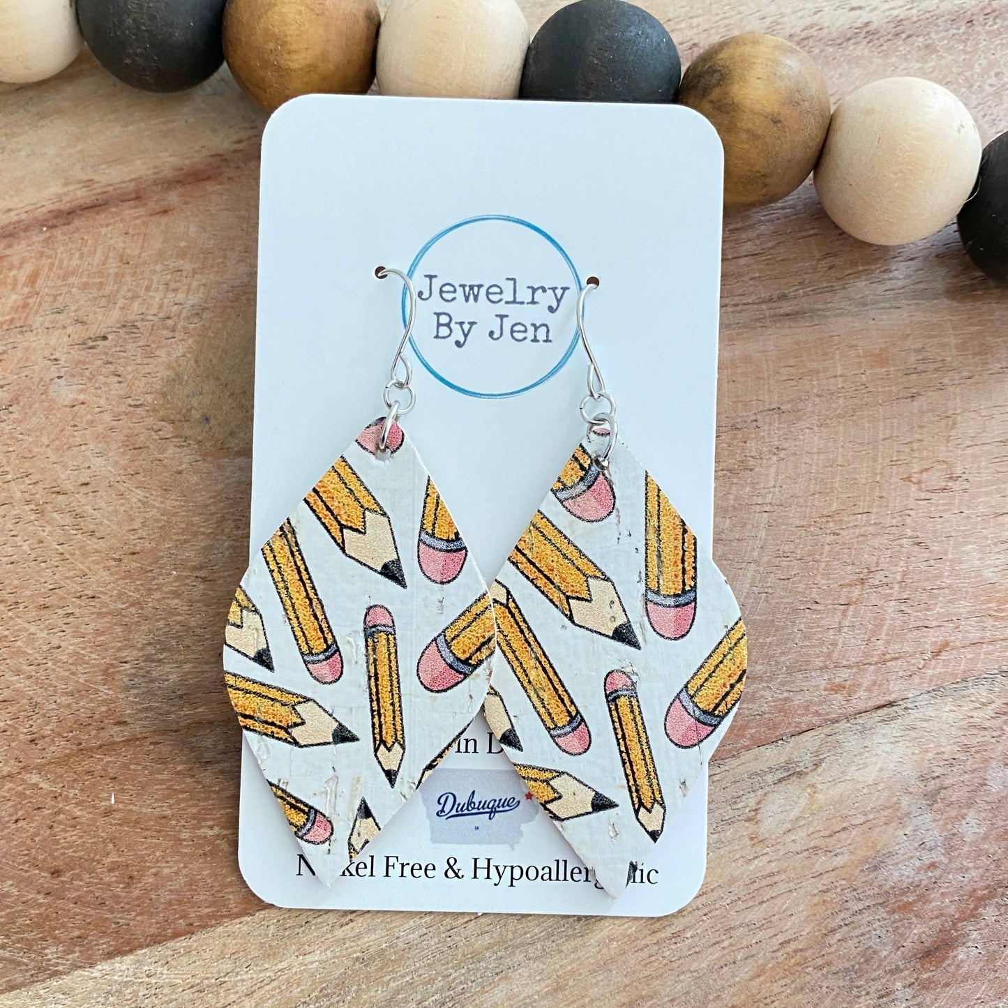 Diva: Pencil Cork Earrings