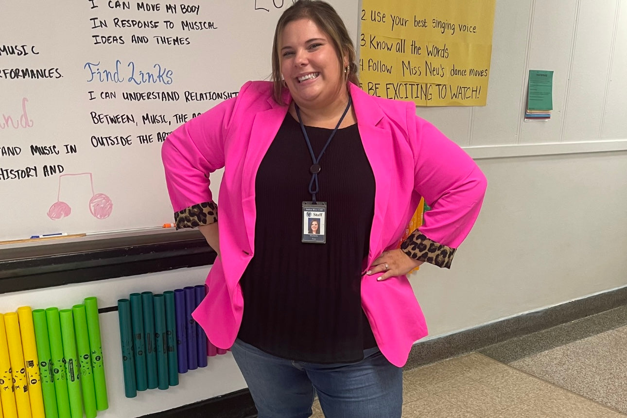 Carazy Pink N Leopard Blazer