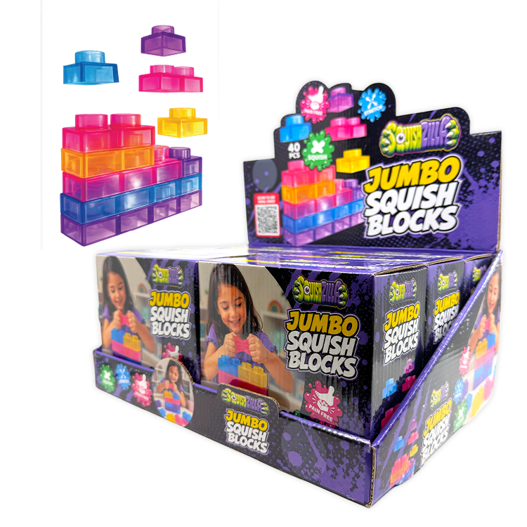 Fun Doh JUMBO Squish Blocks Building Sensory Toy