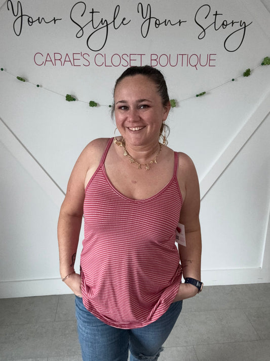 Zenana Basic Stripe Tank
