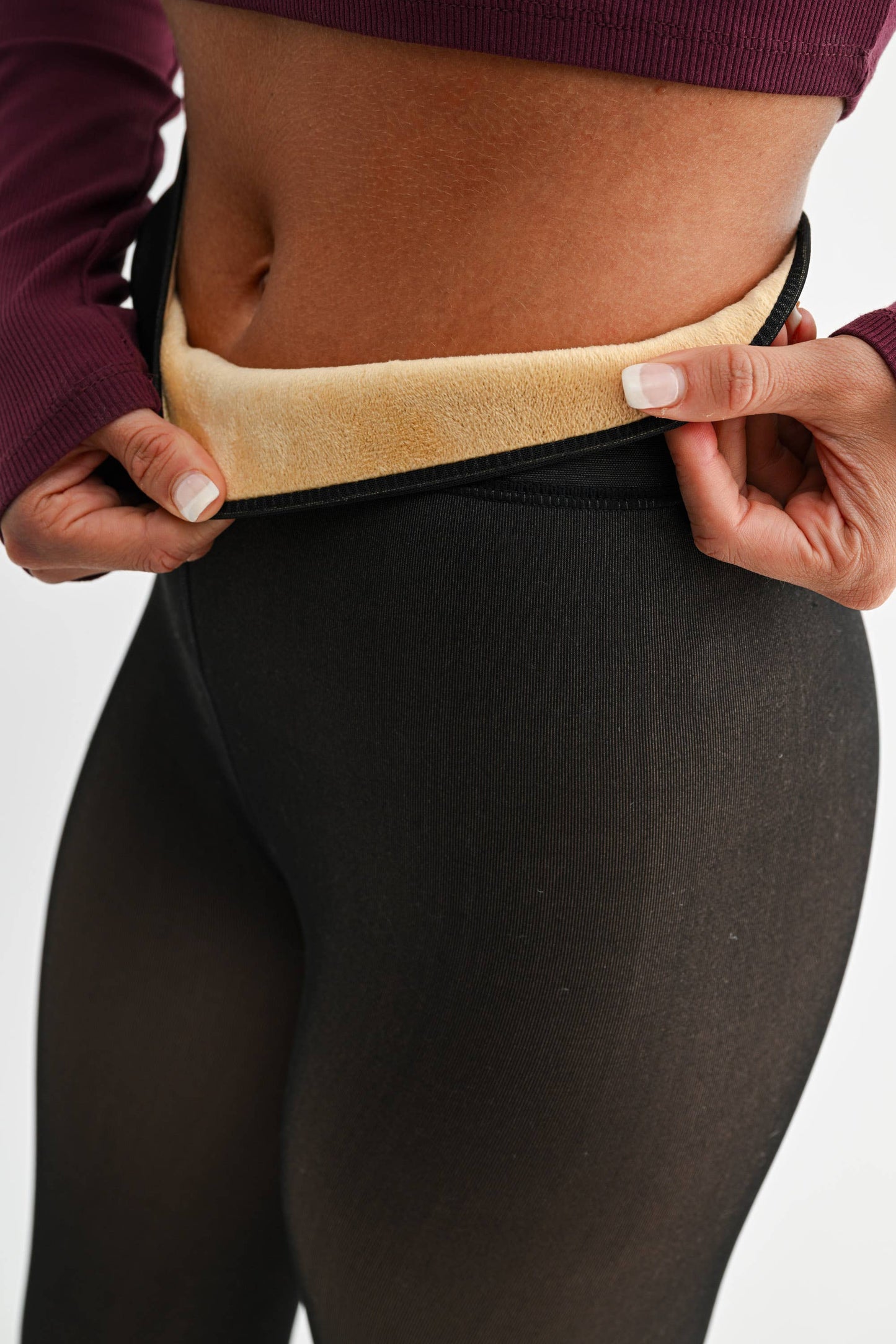 Fur Lined MonoB High-Waisted Tights