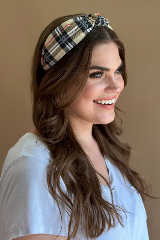 Fall Plaid Linda Headband