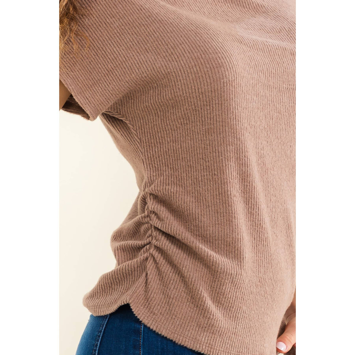 SOFT FUNNEL SWEATSHIRT