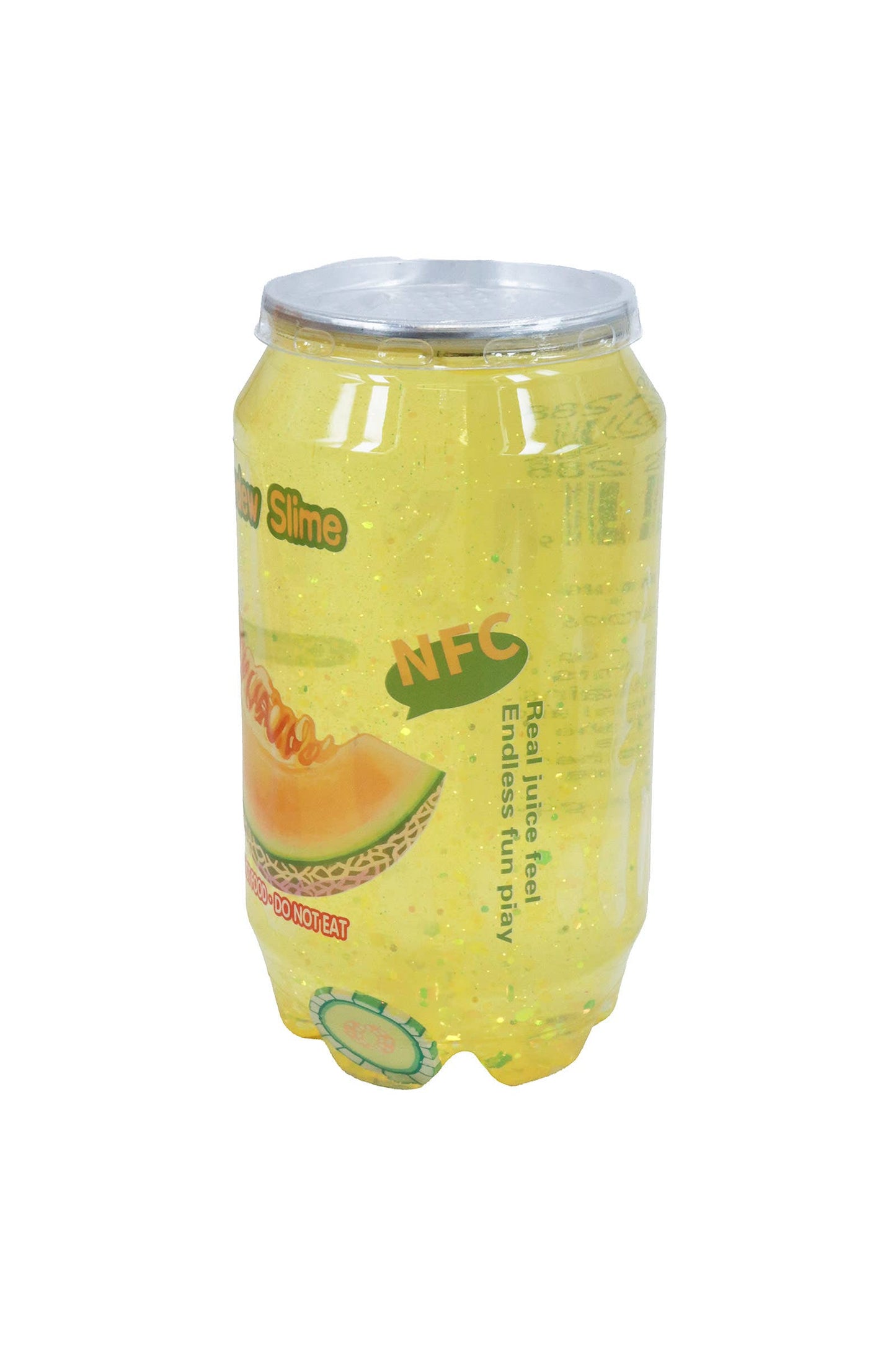 Sparkling Yellow Citrus Melon Fruit Soda Can Glitter Slime EST Arrival Mid Aug