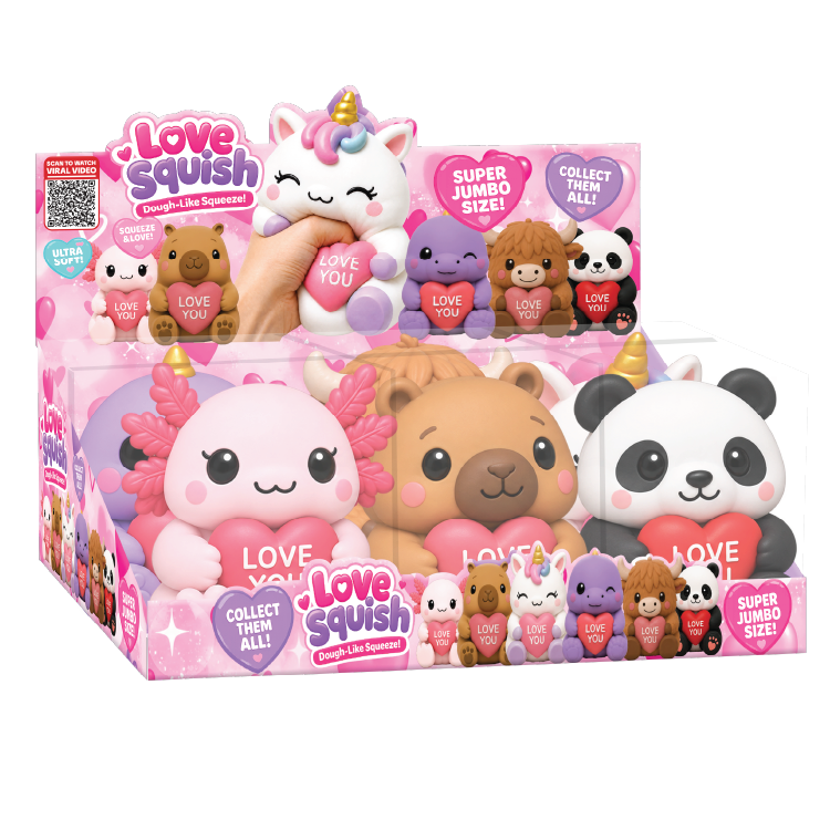 Fun Doh JUMBO Valentines Love Squad Squishy SHIPS JAN 1st