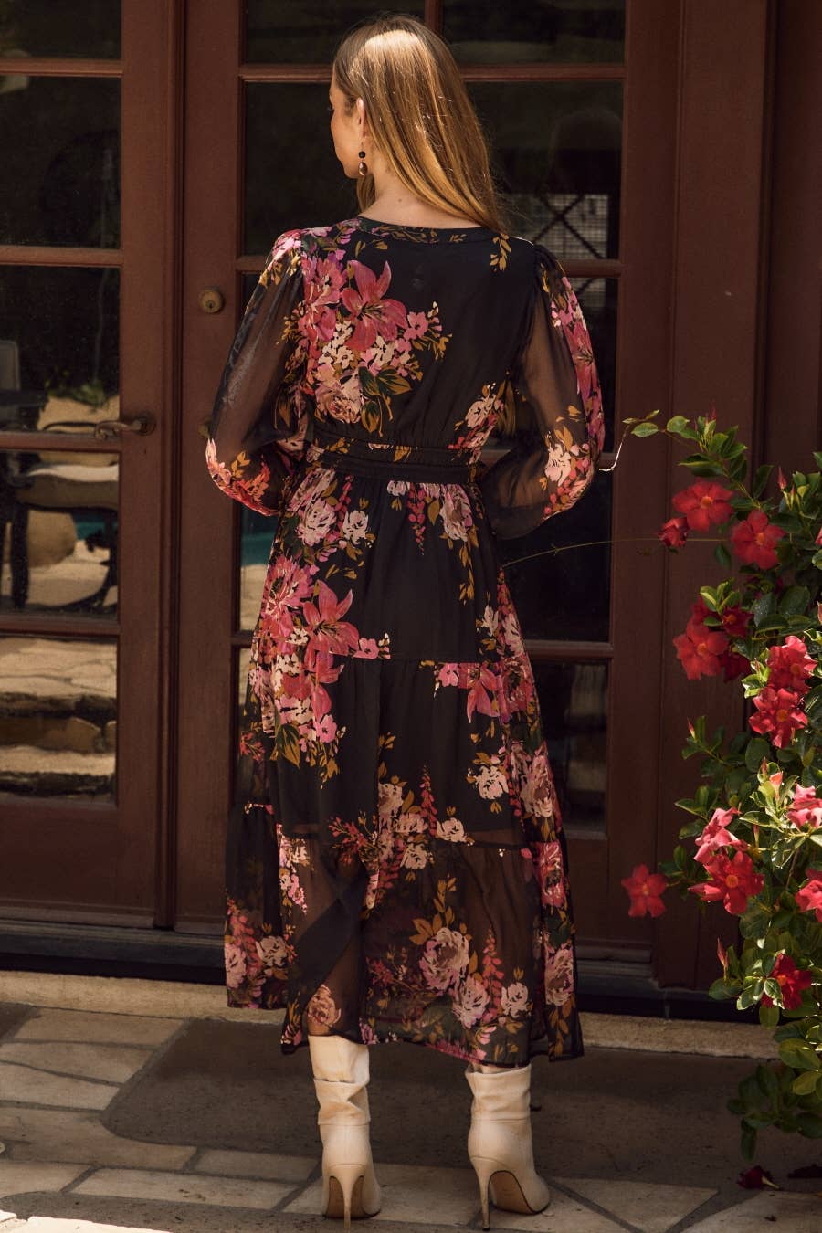 Floral Chiffon ODDI Dress PREORDER SEPT 25th