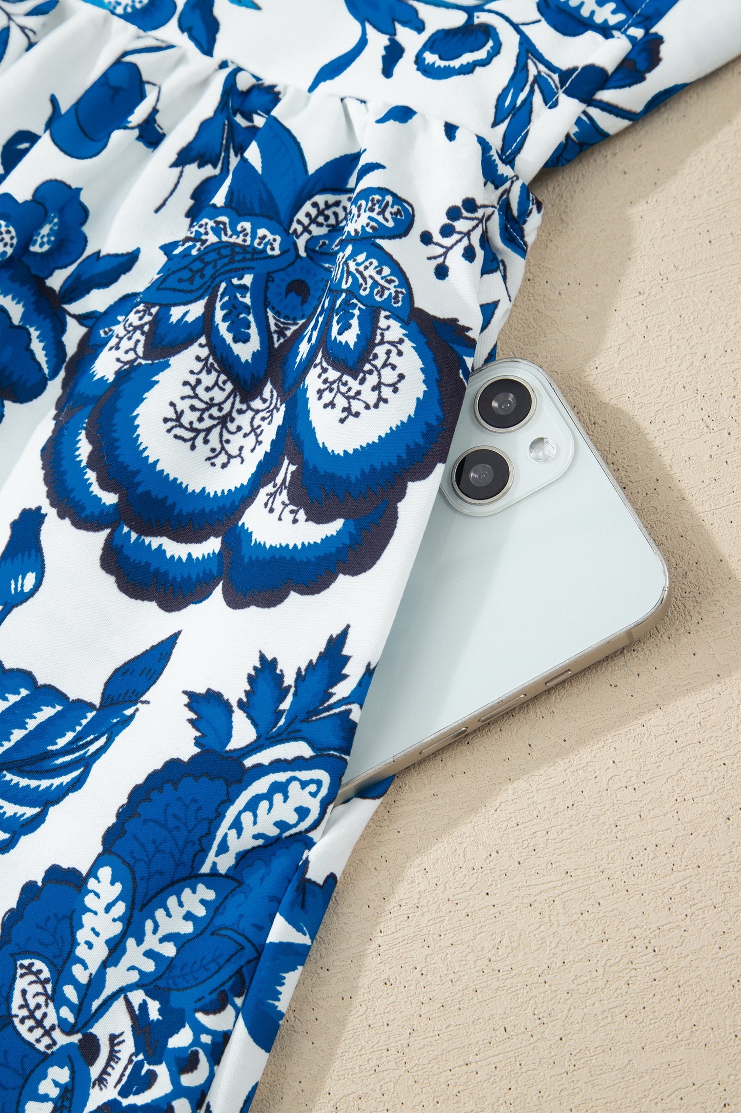 Elegant Floral Pockets Maxi