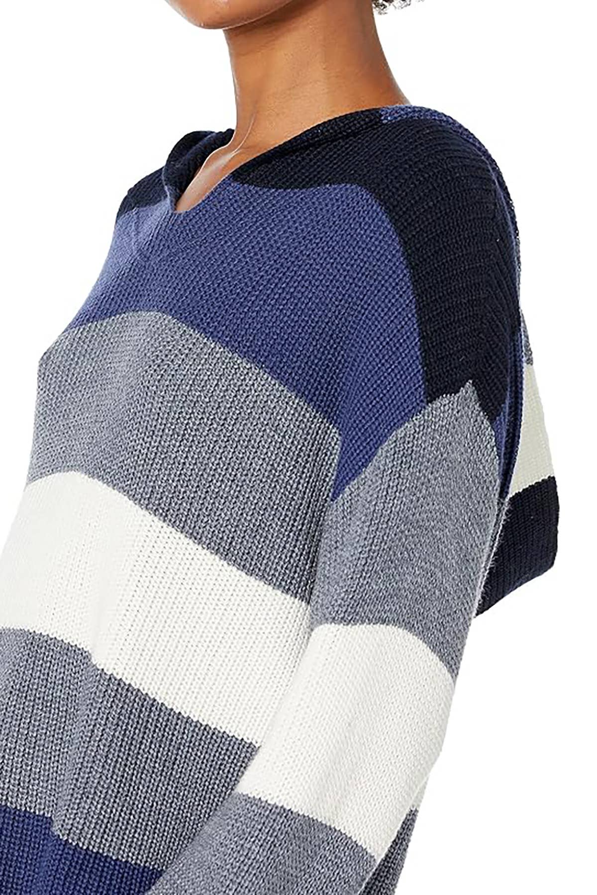 HARBOR STRIPE HOODIE SWEATER