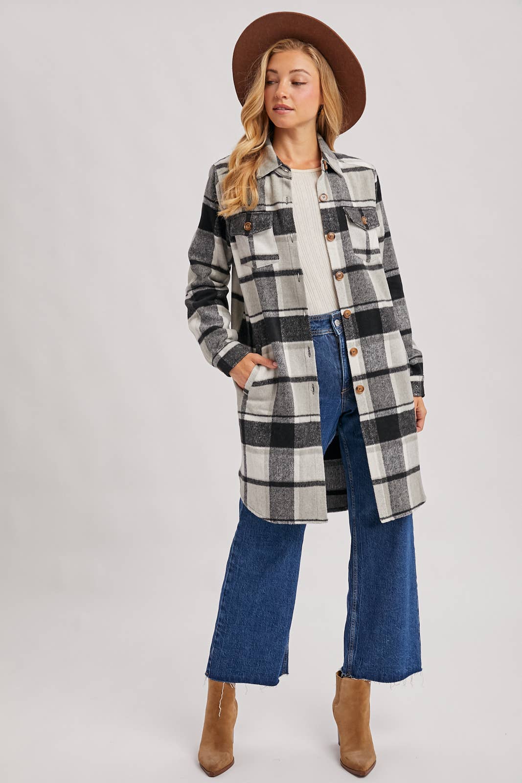 FLANNEL  PLAID SHACKET