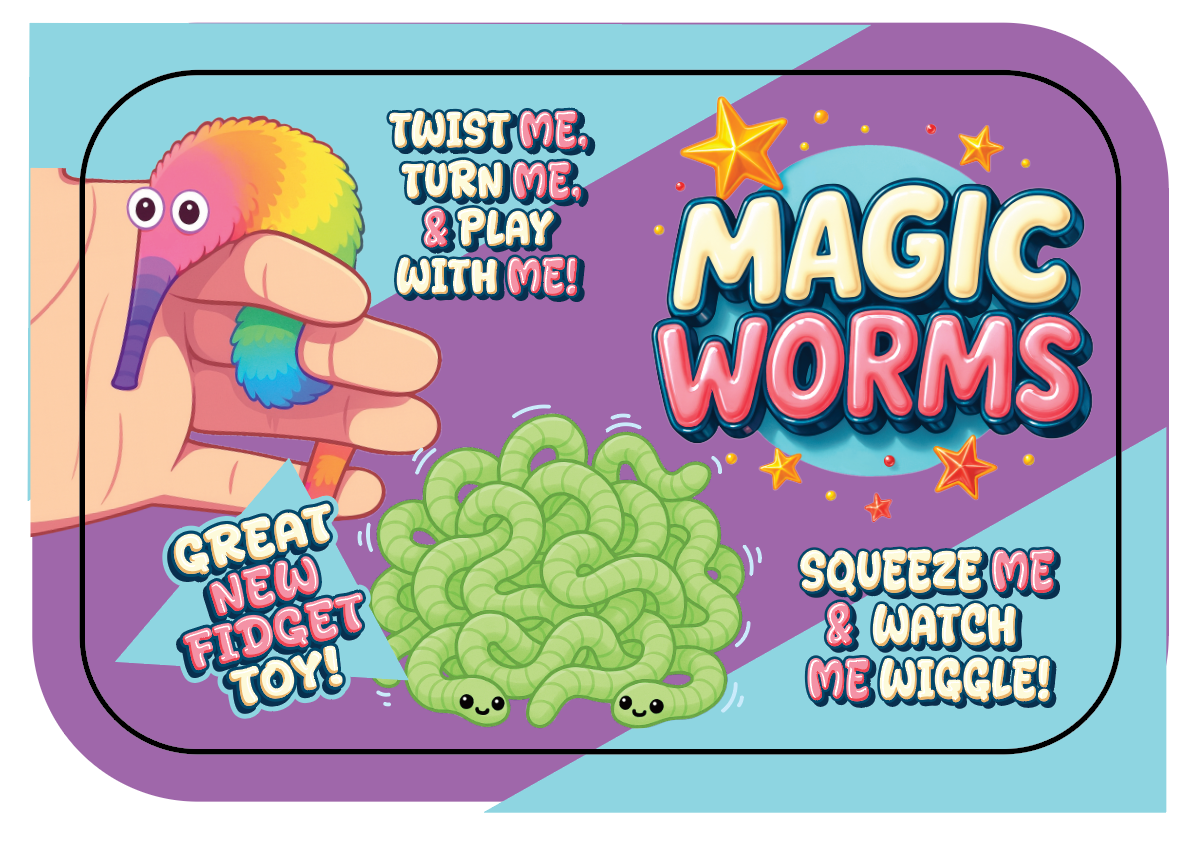 Instock Magic Worms Squishy