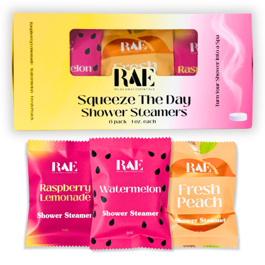 Squeeze The Day Fruity Shower Steamers 6 Pack - Made in USA
