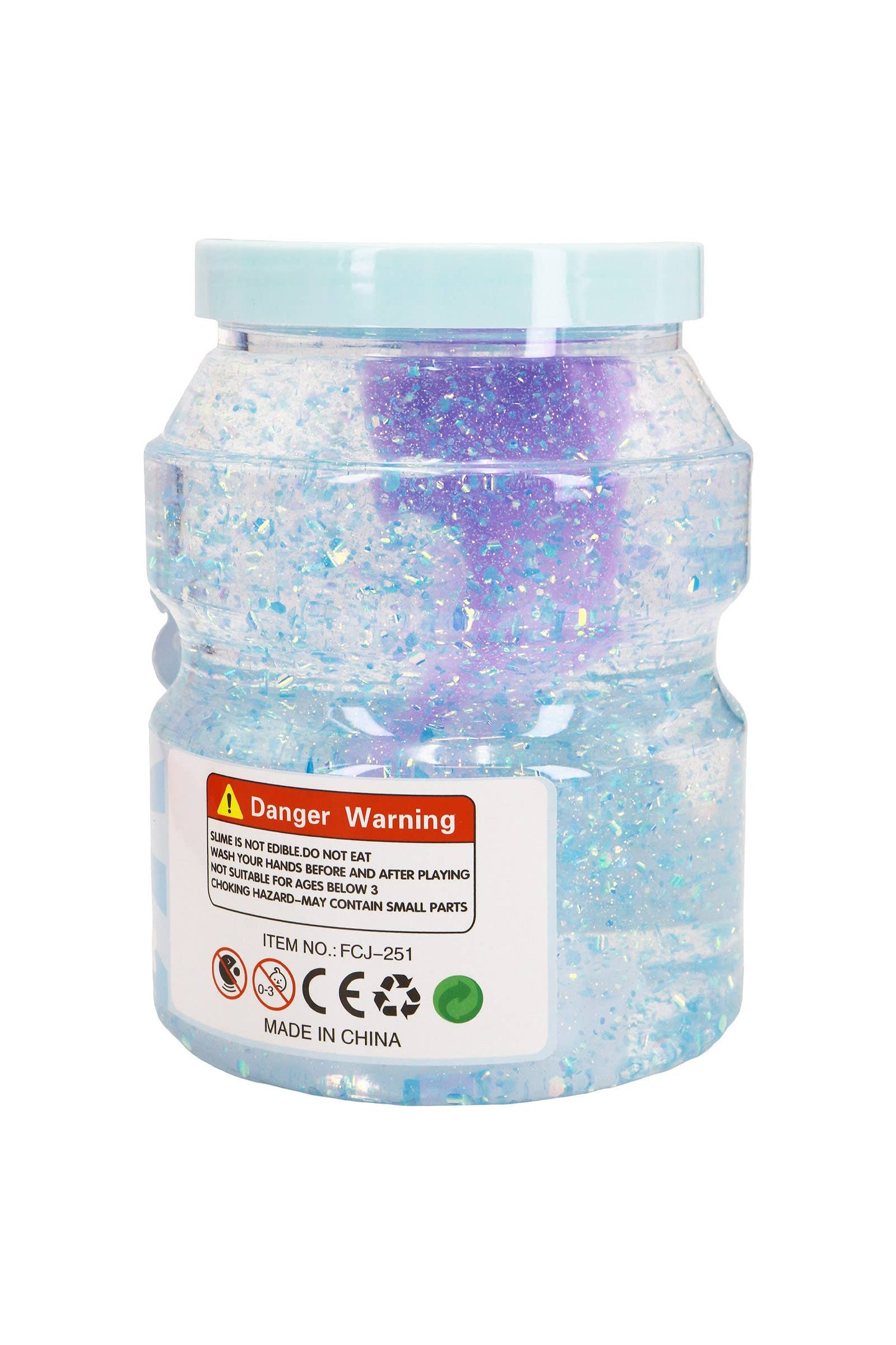 Super Fruit Tea Jumbo Glitter Slime Jar EST Arrival Mid Aug