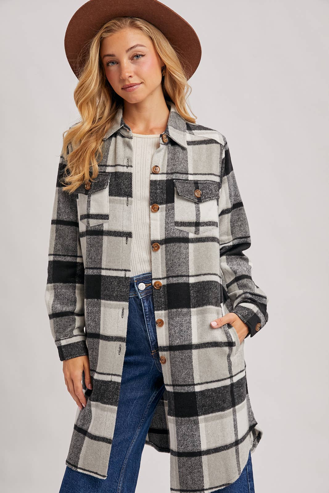 FLANNEL  PLAID SHACKET