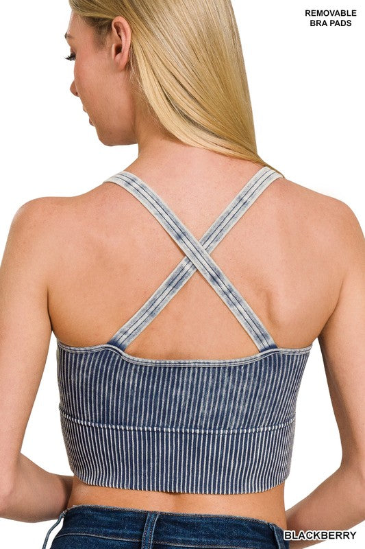 Zenana Criss Cross Bralette