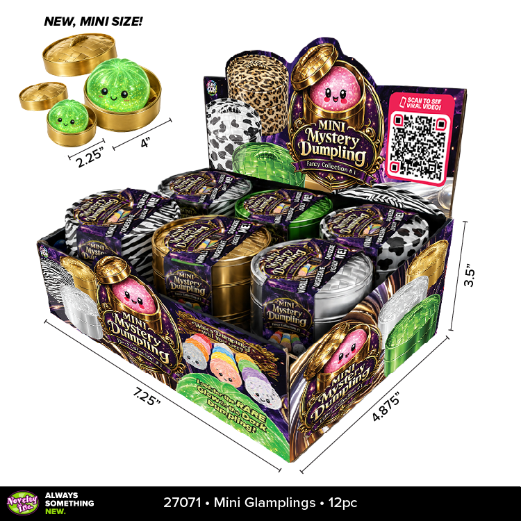 Fun Doh MINI Fancy Mystery Dumpling Squishy Toy