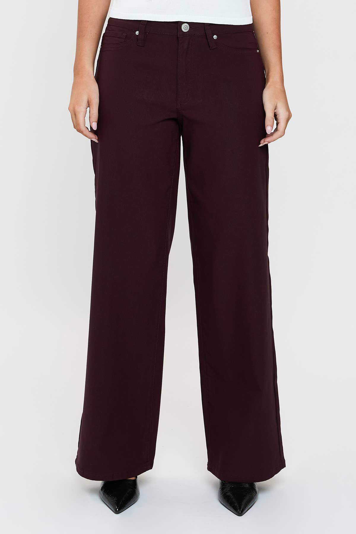 Hyperstretch High Rise Wide Leg